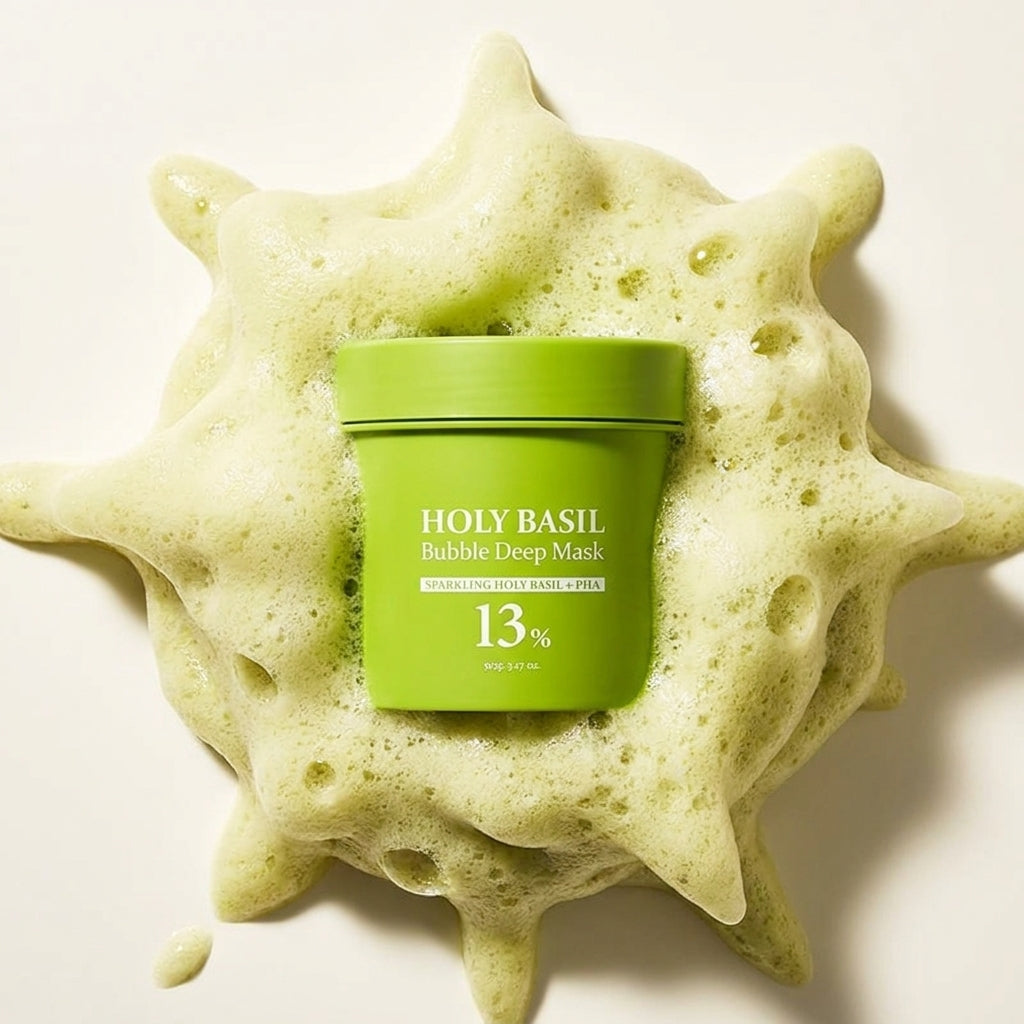 Mascarilla facial de burbujas