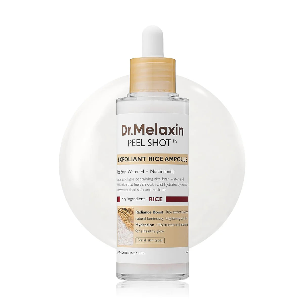 Ampolla Exfoliante de Arroz- Dr. Melaxin