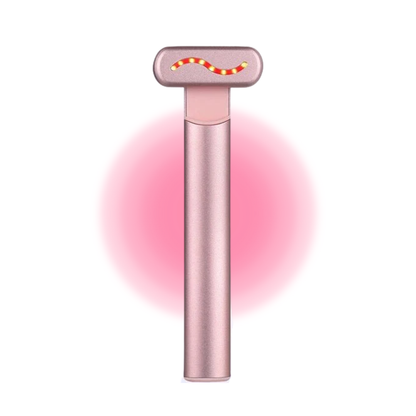 Masajeador facial de luz roja