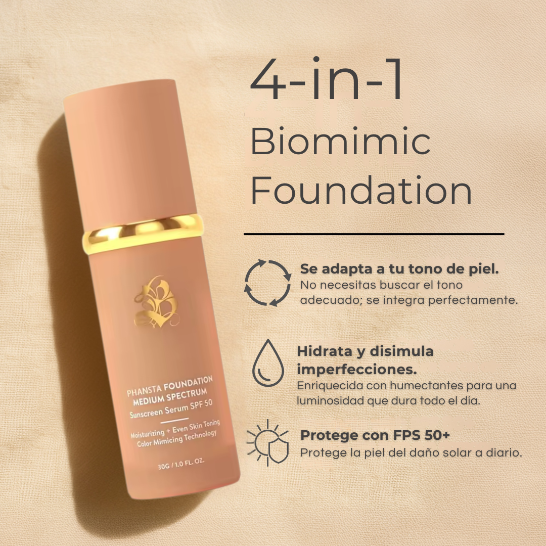 Bloqueador Solar SPF 50+ con Adaptación de Tono