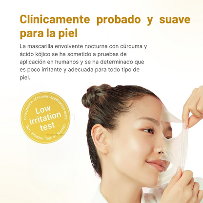 Mascarilla Medicube Anti-Manchas Nocturna con Cúrcuma y Retinol