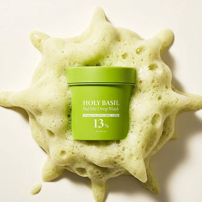 Mascarilla facial de burbujas